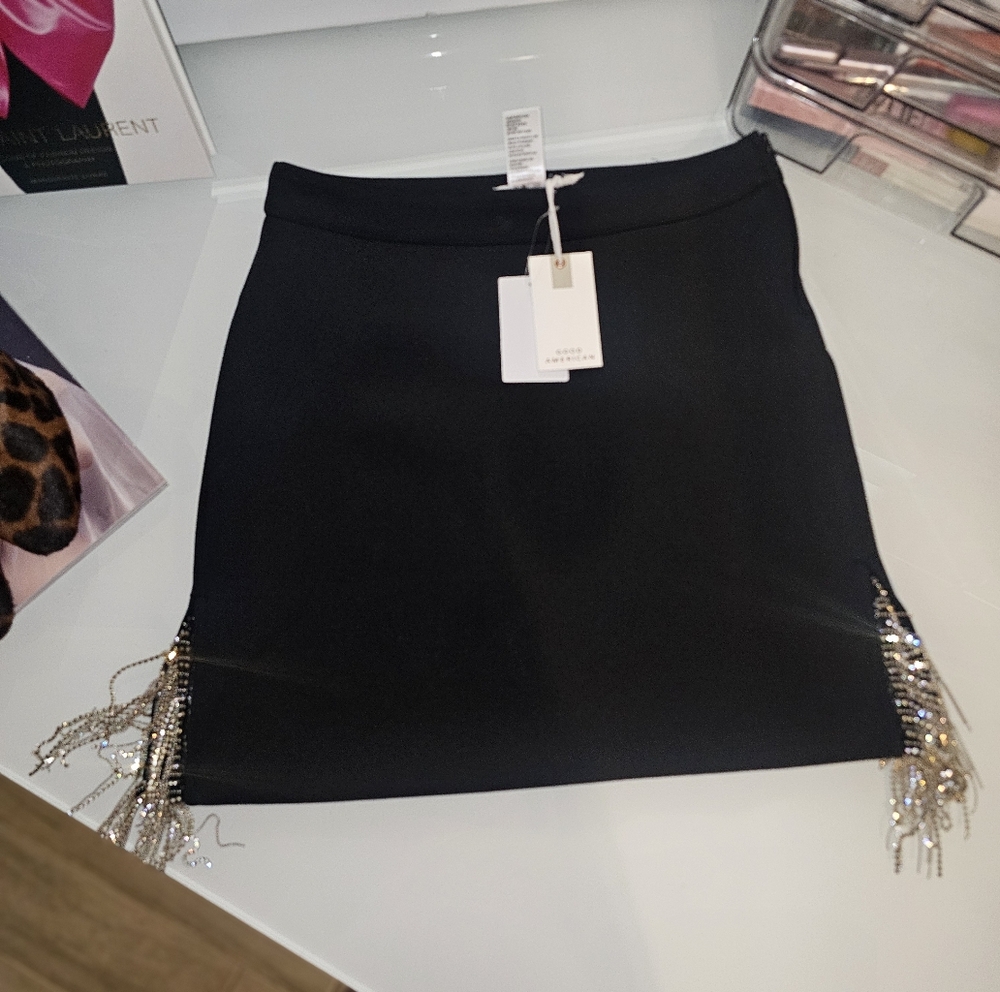 Good American Scuba Side Slit Skirt